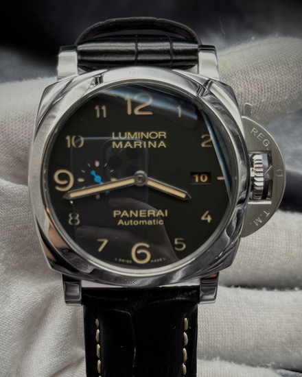 2019 Panerai Luminor 1950 3 Days 44MM Black Dial Leather Strap (PAM01359)