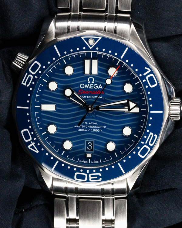 No Reserve - 2024 Omega Seamaster Diver 300M 42MM Blue Dial Steel Bracelet (210.30.42.20.03.001)