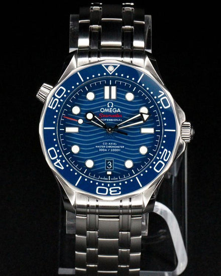 No Reserve - 2024 Omega Seamaster Diver 300M 42MM Blue Dial Steel Bracelet (210.30.42.20.03.001)
