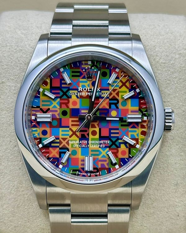 2026 Rolex Oyster Perpetual 36MM Multicolor "Jubilee" Dial Oyster Bracelet (126000)