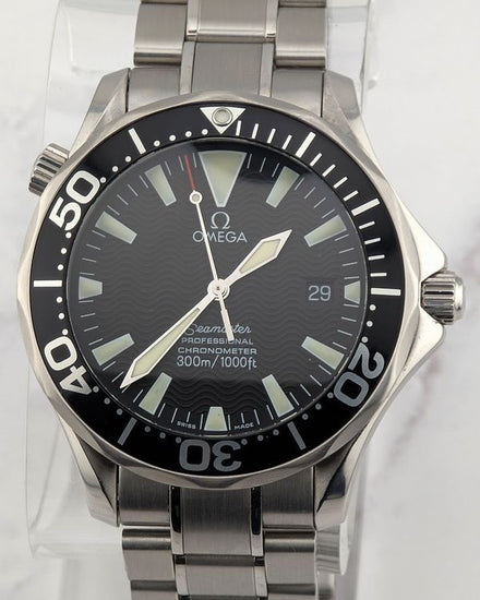 No Reserve - Omega Seamaster Diver 300M "Peter Blake Seamaster" 41MM Black Dial Steel Bracelet (2254.50)