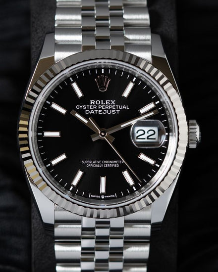 2026 Rolex Datejust 36MM Black Dial Jubilee Bracelet (126234)