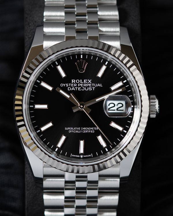 2026 Rolex Datejust 36MM Black Dial Jubilee Bracelet (126234)