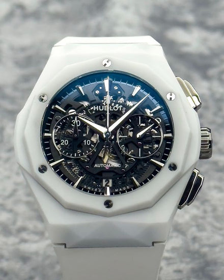 2021 Hublot Classic Fusion Aerofusion Orlinski L.E. 45MM Skeleton Dial Rubber Strap (525.HI.0170.RW.ORL21)