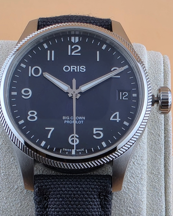 2026 Oris Big Crown ProPilot 41MM Blue Dial Textile Strap (01 751 7761 4065)