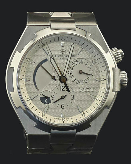 2016 Vacheron Constantin Overseas Dual Time 42MM Silver Dial Steel Bracelet (47450/B01A-9226)
