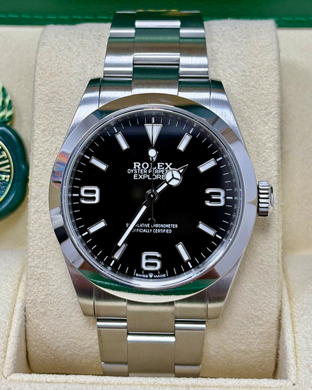 Rolex Explorer 40MM Black Dial Oyster Bracelet (224270)