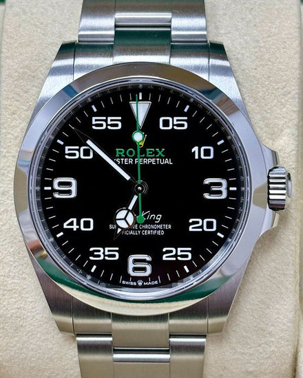 Rolex Air-King 40MM Black Dial Oyster Bracelet (126900)