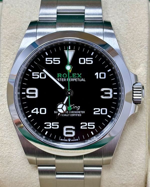 Rolex Air-King 40MM Black Dial Oyster Bracelet (126900)