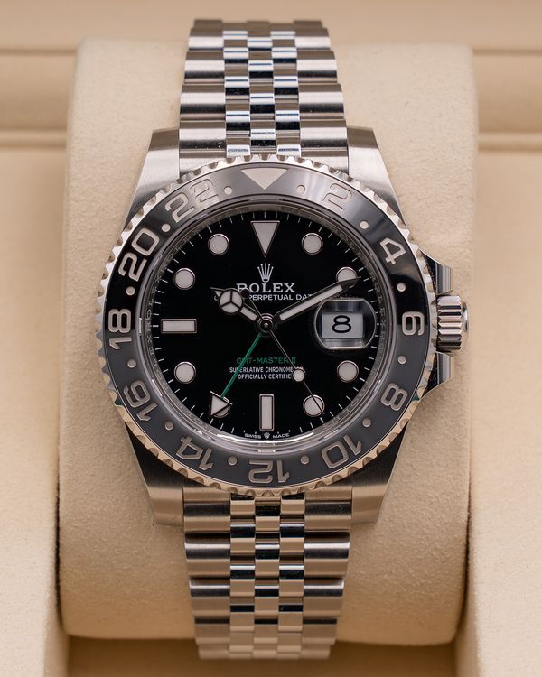 2026 Rolex GMT-Master II "Bruce Wayne" 40MM Black Dial Jubilee Bracelet (126710GRNR)