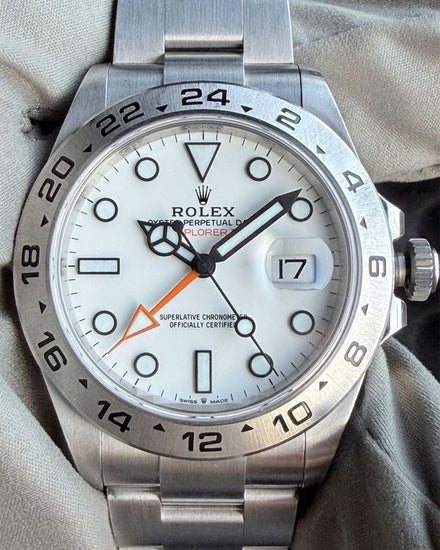 2023 Rolex Explorer II "Polar" 42MM White Dial Oyster Bracelet (226570)