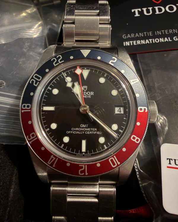 2020 Tudor Black Bay GMT "Pepsi" 41MM Black Dial Steel Bracelet (79830RB)