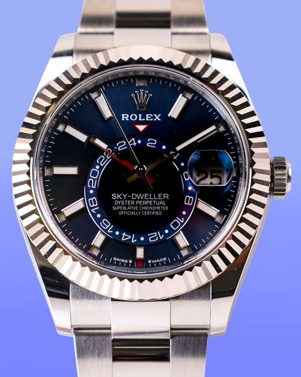 2026 Rolex Sky-Dweller 42MM Blue Dial Oyster Bracelet (336934)