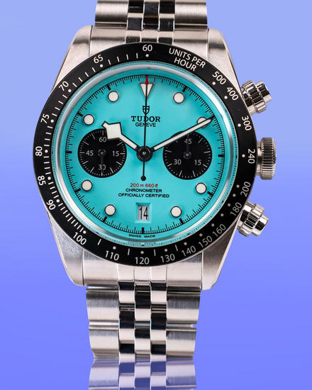 2025 Tudor Black Bay Chrono 41MM Blue "Flamingo" Dial Steel Bracelet (79360N)