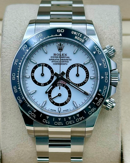 2026 Rolex Cosmograph Daytona "Panda" 40MM White Dial Oyster Bracelet (126500LN)