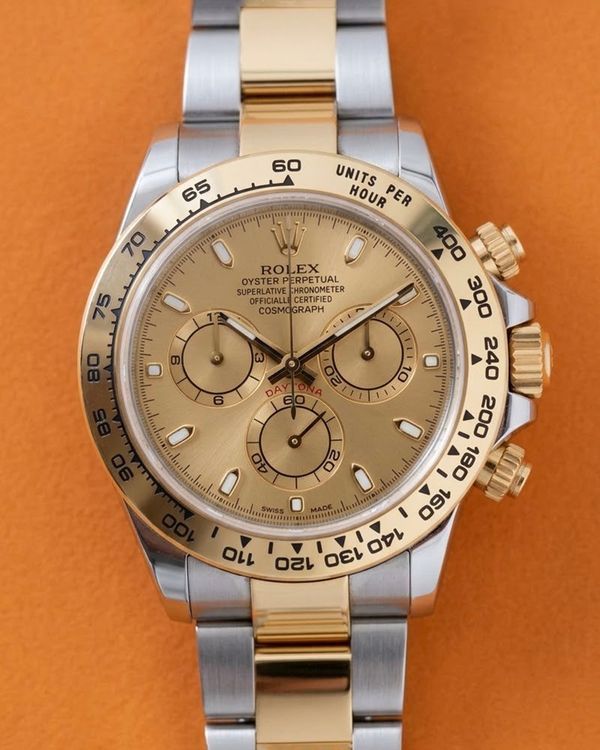 2018 Rolex Cosmograph Daytona 40MM Champagne Dial Two-Tone Oyster Bracelet (116503)
