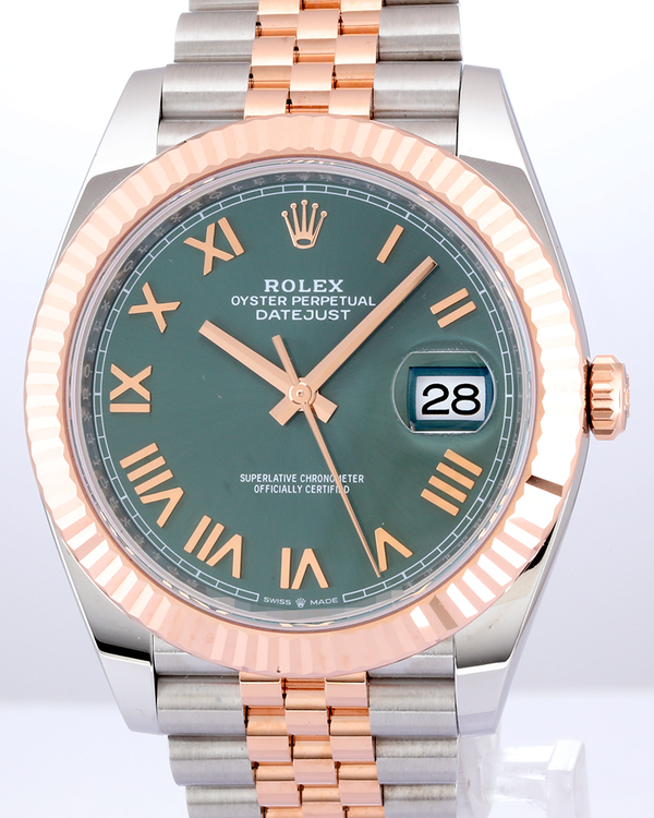 2026 Rolex Datejust 41MM Green Dial Two-Tone Jubilee Bracelet (126331)