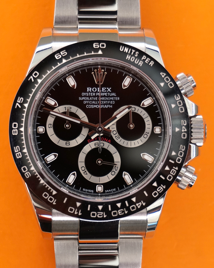 2019 Rolex Cosmograph Daytona 40MM Black Dial Oyster Bracelet (116500LN)