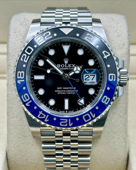 2026 Rolex GMT-Master II "Batgirl" 40MM Black Dial Jubilee Bracelet (126710BLNR)