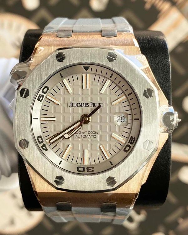 Audemars Piguet Royal Oak Offshore Diver Japan L.E. 42MM Grey Dial Rubber Strap (15711IO.A006CA.01)