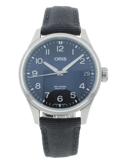 Oris Big Crown ProPilot Big Date 41MM Blue Dial Textile Strap (01 751 7761 4065-07 3 20 05LC)