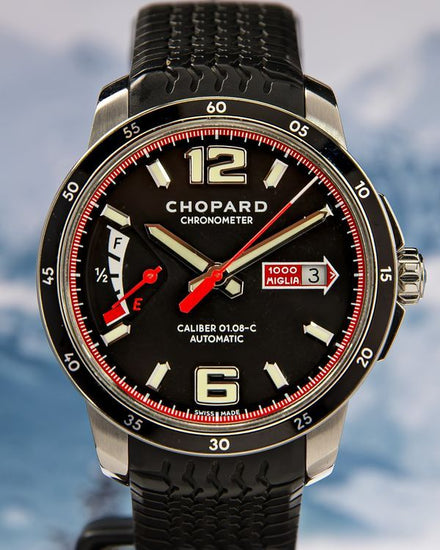 2024 Chopard Mille Miglia GTS Power Control 43MM Black Dial Rubber Strap (168566-3001)