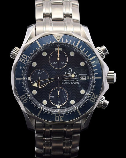Omega Seamaster Diver 300M Chronograph 41.5MM Blue Dial Steel Bracelet (2599.80.00)