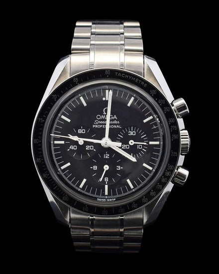 Omega Speedmaster Professional Moonwatch 42MM Black Dial Steel Bracelet (3570.50.00)