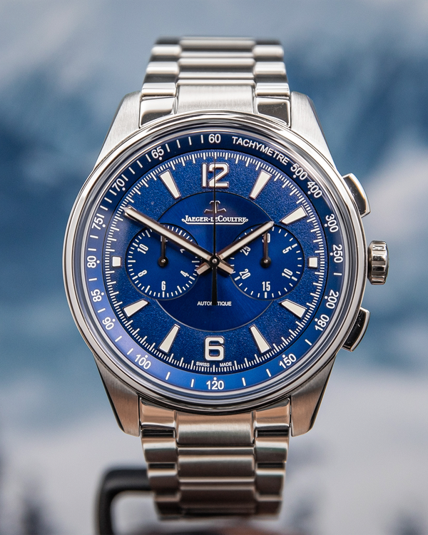 2021 Jaeger-LeCoultre Polaris Chronograph 42MM Blue Dial Steel Bracelet (Q9028180)