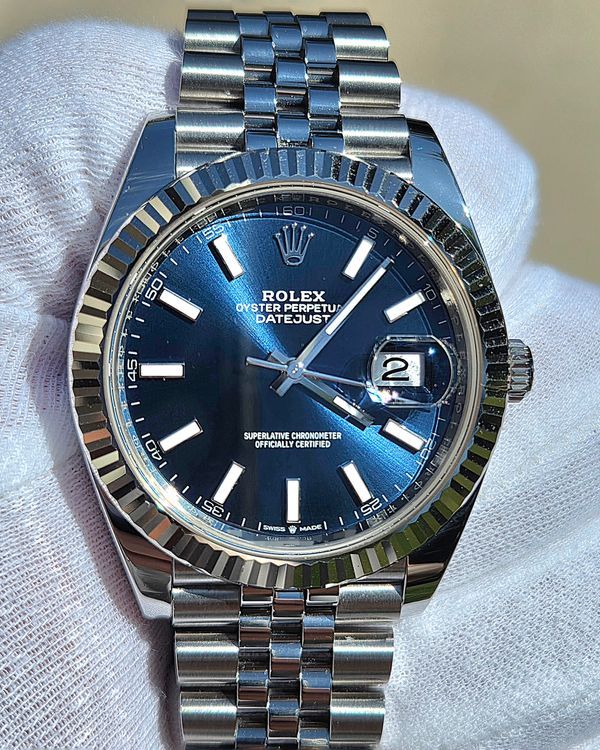 2026 Rolex Datejust 41MM Blue Dial Jubilee Bracelet (126334)