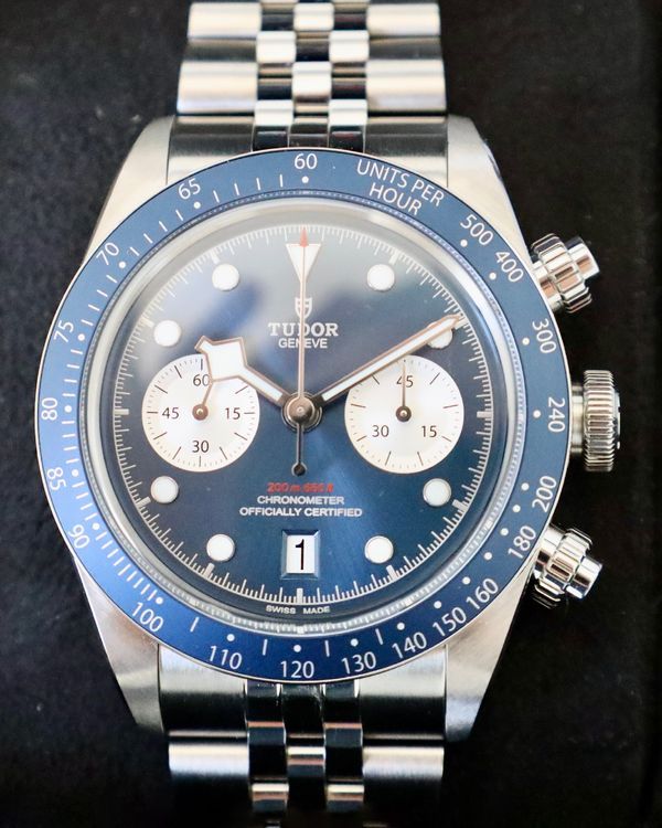 2024 Tudor Black Bay Chrono 41MM Blue Dial Steel Bracelet (79360B)