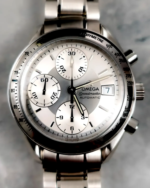 Omega Speedmaster Date 39MM Silver Dial Steel Bracelet (3513.30.00)