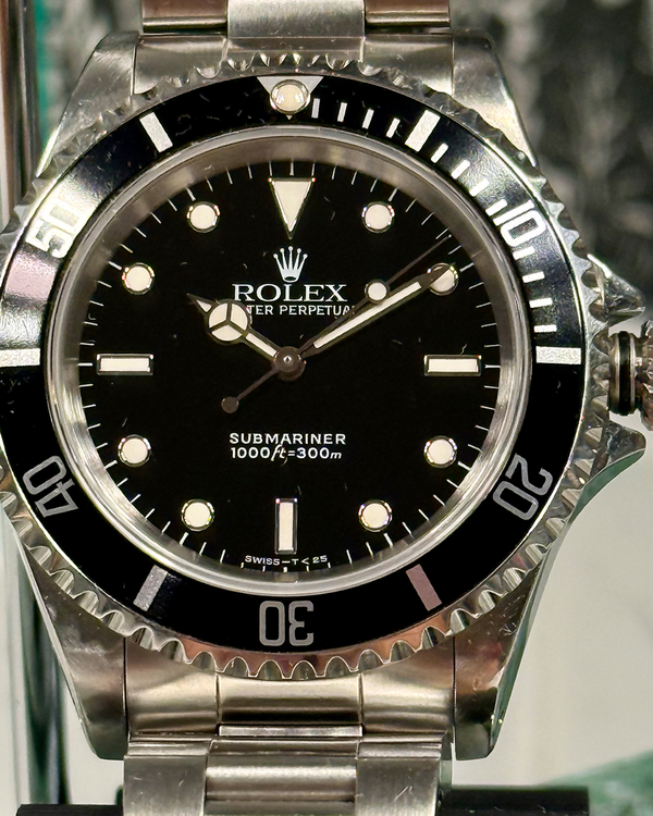 1994 (T Serial) Rolex Submariner No-Date 40MM Black Dial Oyster Bracelet (14060)