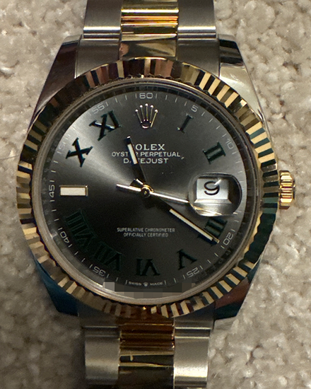 2026 Rolex Datejust "Wimbledon" 41MM Slate Dial Two-Tone Oyster Bracelet (126333)