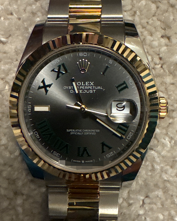 2026 Rolex Datejust "Wimbledon" 41MM Slate Dial Two-Tone Oyster Bracelet (126333)