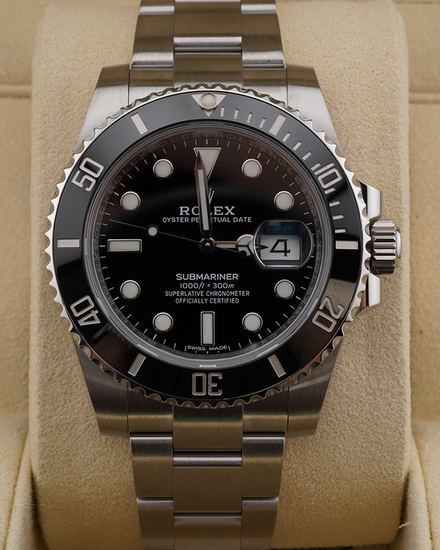 2018 Rolex Submariner Date 40MM Black Dial Oyster Bracelet (116610LN)