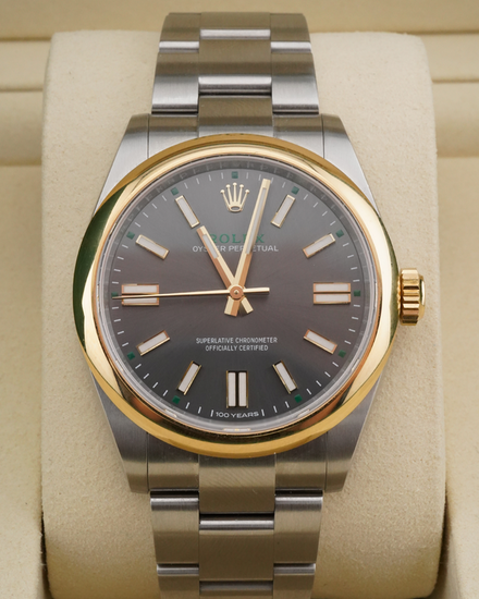 2026 Rolex Oyster Perpetual "100 Years" 41MM Slate Dial Oyster Bracelet (134303)
