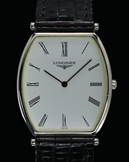 No Reserve - Longines La Grande Classique 29.7MM Quartz White Dial Aftermarket Leather Strap (L4.705.4.11.2)