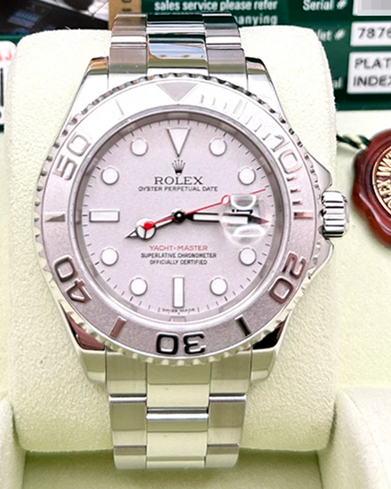 2008 Rolex Yacht-Master 40MM Silver Dial Oyster Bracelet (16622)