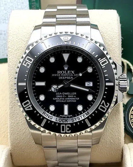 2015 Rolex Sea-Dweller Deepsea 44MM Black Dial Oyster Bracelet (116660)