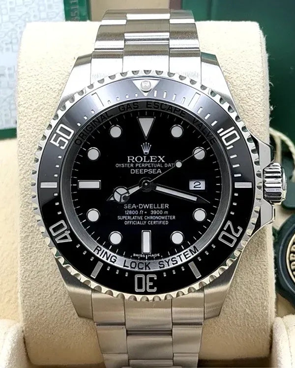 2015 Rolex Sea-Dweller Deepsea 44MM Black Dial Oyster Bracelet (116660)