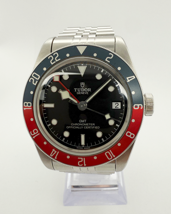 2021 Tudor Black Bay GMT "Pepsi" 41MM Black Dial Steel Bracelet (79830RB)