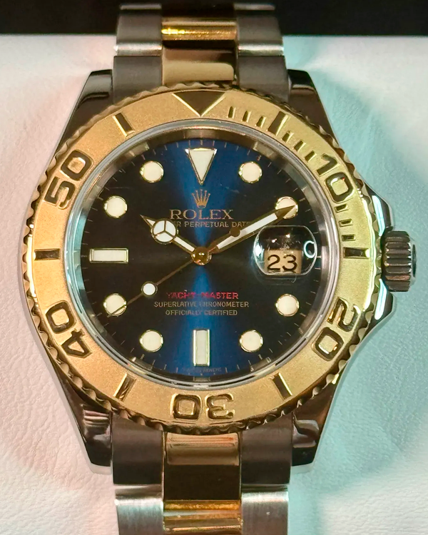 2005 Rolex Yacht-Master 40MM Blue Dial Two-Tone Oyster Bracelet (16623)