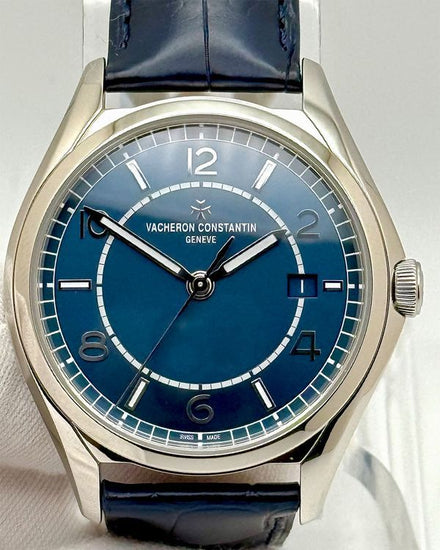 2026 Vacheron Constantin Fiftysix 40MM Blue Dial Leather Strap (4600E/000A-B487)