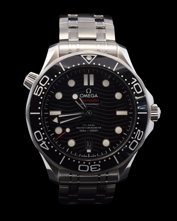 2022 Omega Seamaster Diver 300M 42MM Black Dial Steel Bracelet (210.30.42.20.01.001)