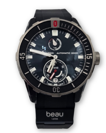 2023 Ulysse Nardin Marine "Beau Lake" L.E. 44MM Blue Dial Rubber Strap (1183-170LE 3A BEAU/3A)
