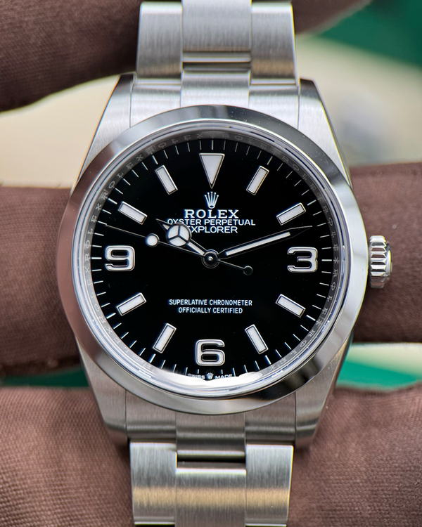 2022 Rolex Explorer 36MM Black Dial Oyster Bracelet (124270)