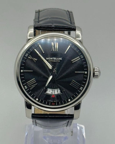 2016 Montblanc 4810 Date 42MM Black Dial Leather Strap (115122)