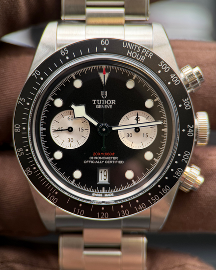 2026 Tudor Black Bay Chrono "Reverse Panda" 41MM Black Dial Steel Bracelet (79360N)