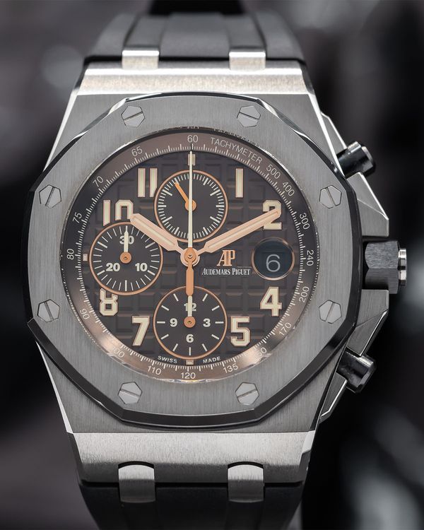 2018 Audemars Piguet Royal Oak Offshore "Havana" 42MM Brown Dial Rubber Strap (26470ST.OO.A820CR.01)